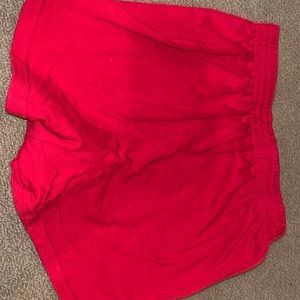 Red Soffe shorts